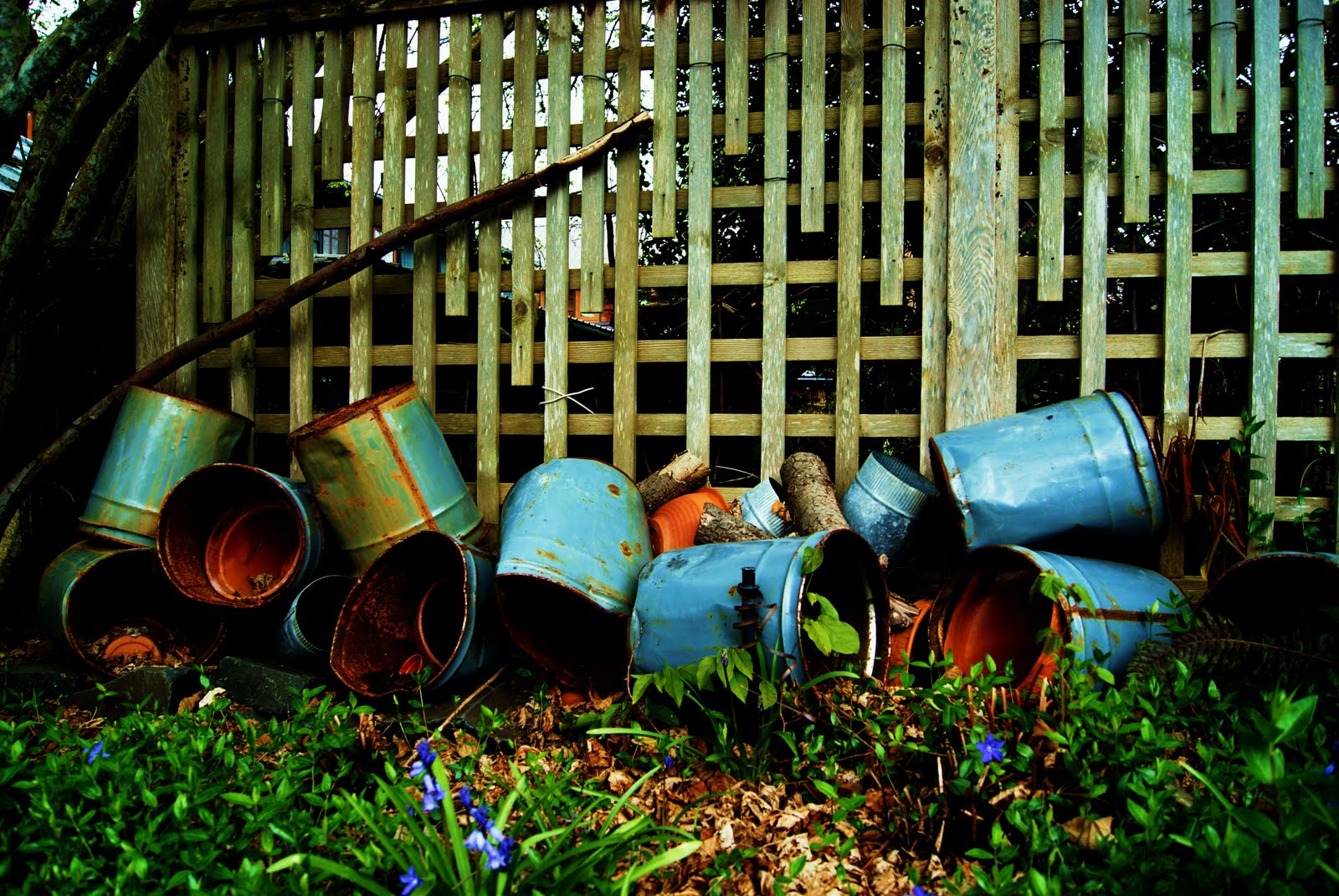 buckets of rain